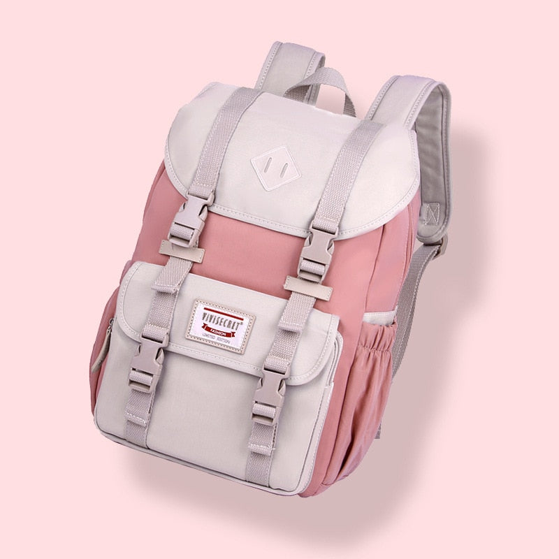Spacious 20-35L lightweight travel backpack, perfect multi-compartment daypack for school or commute.