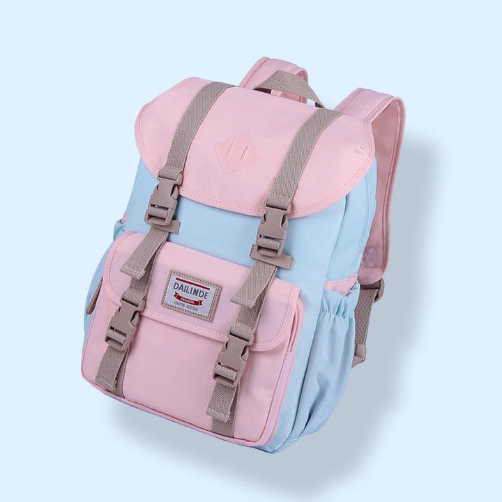 Water-resistant lightweight travel backpack with laptop compartment; durable for daily commute & school.