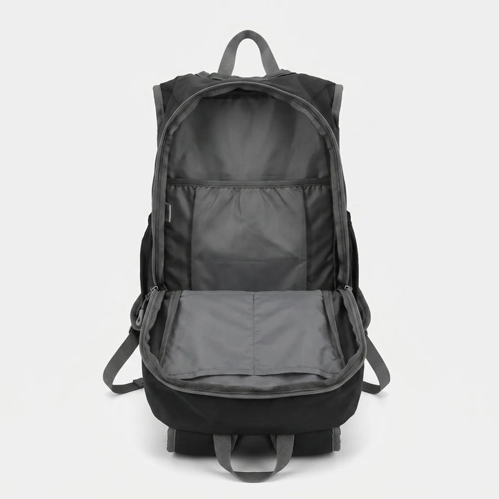 Unisex casual daypack, a lightweight everyday carry bag with multiple secure pockets for travel.