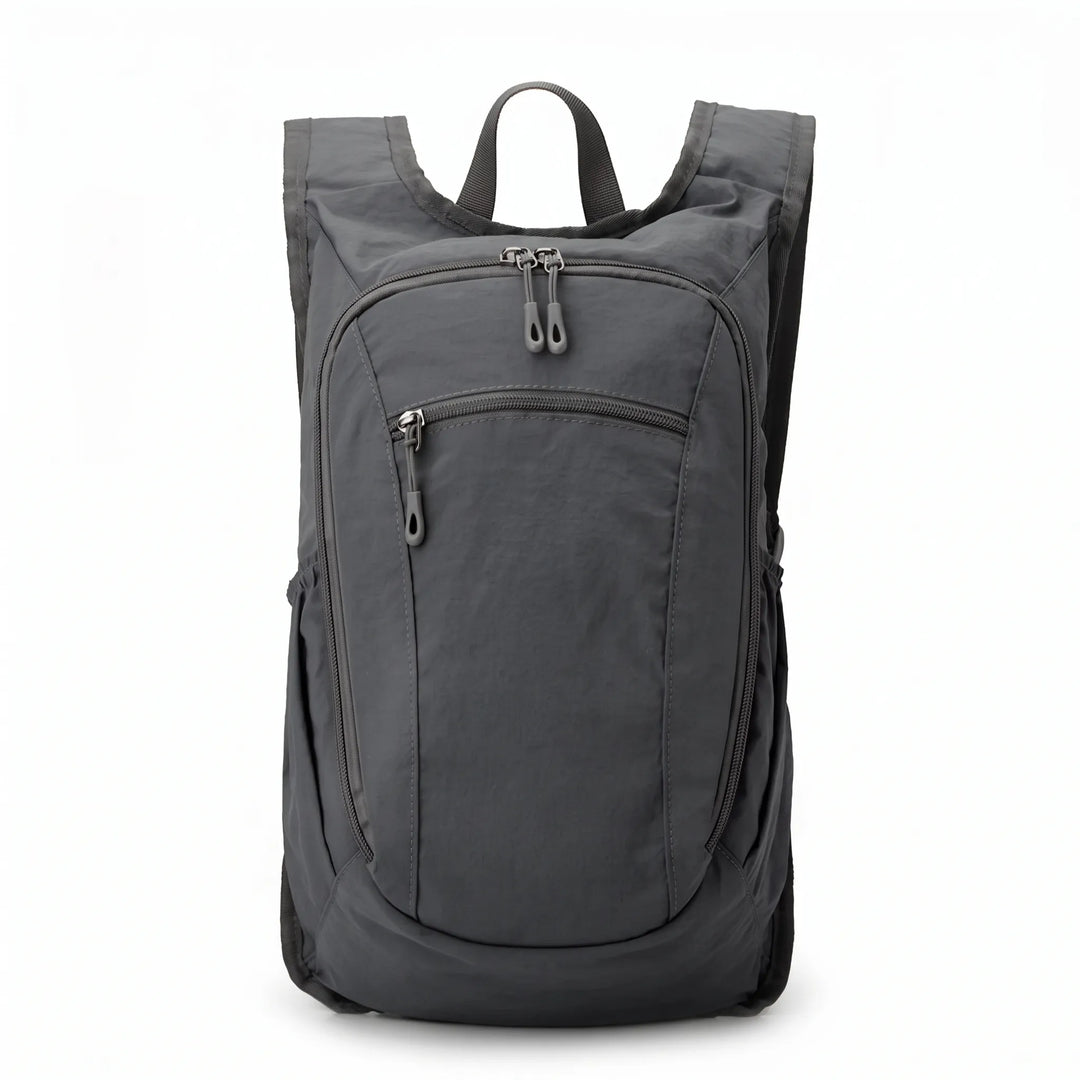 Versatile unisex travel daypack, lightweight and foldable, with multiple secure pockets for essentials.