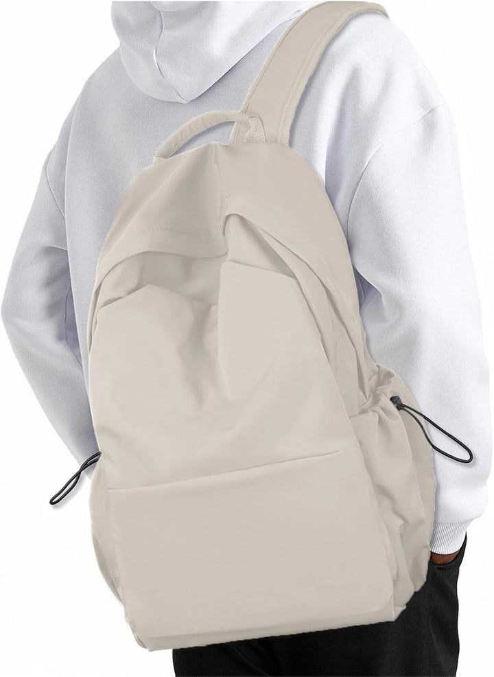 Unisex lightweight water-resistant travel backpack with laptop compartment for daily commute.