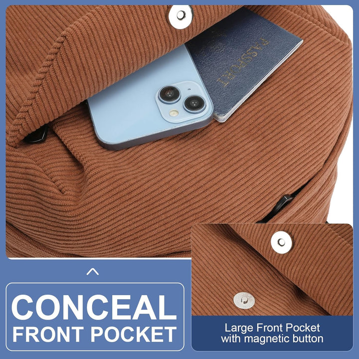 Organized water-resistant backpack for laptops, perfect for school, work, and travel.