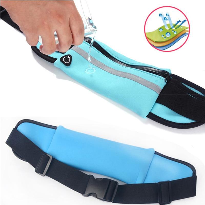 Durable waterproof running fanny pack, ideal for jogging, hiking, and outdoor adventures.