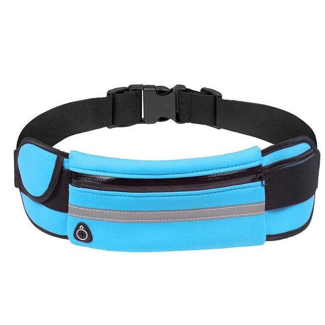 Essential waterproof fanny pack for workouts, keeps essentials dry & secure during any activity.
