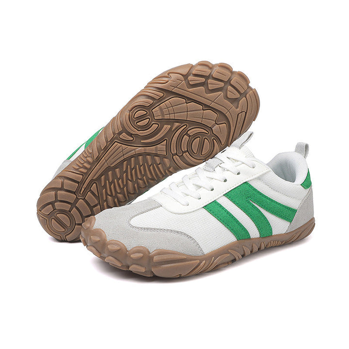 Stay active & comfortable with these durable, wide fit barefoot hiking shoes, perfect for any trail.