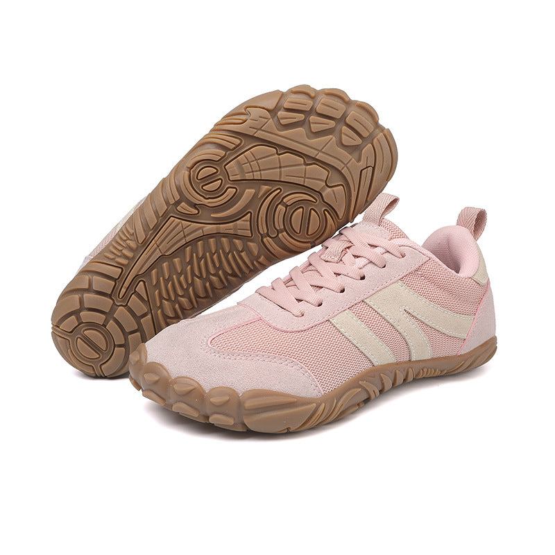 Stylish unisex barefoot hiking shoes, minimalist design perfect for active outdoor enthusiasts & nature lovers.