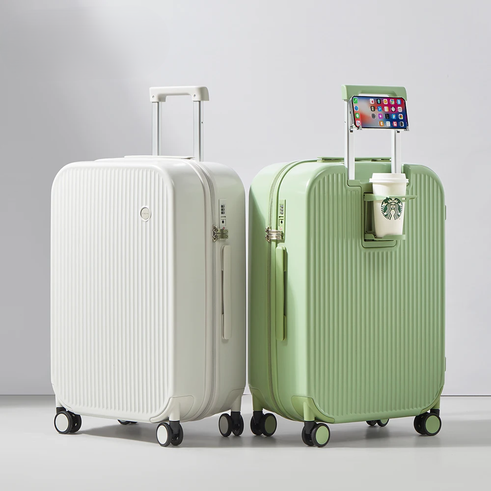 Unisex Lyon hardshell travel suitcase with spinner wheels, durable & lightweight luggage for vacation.
