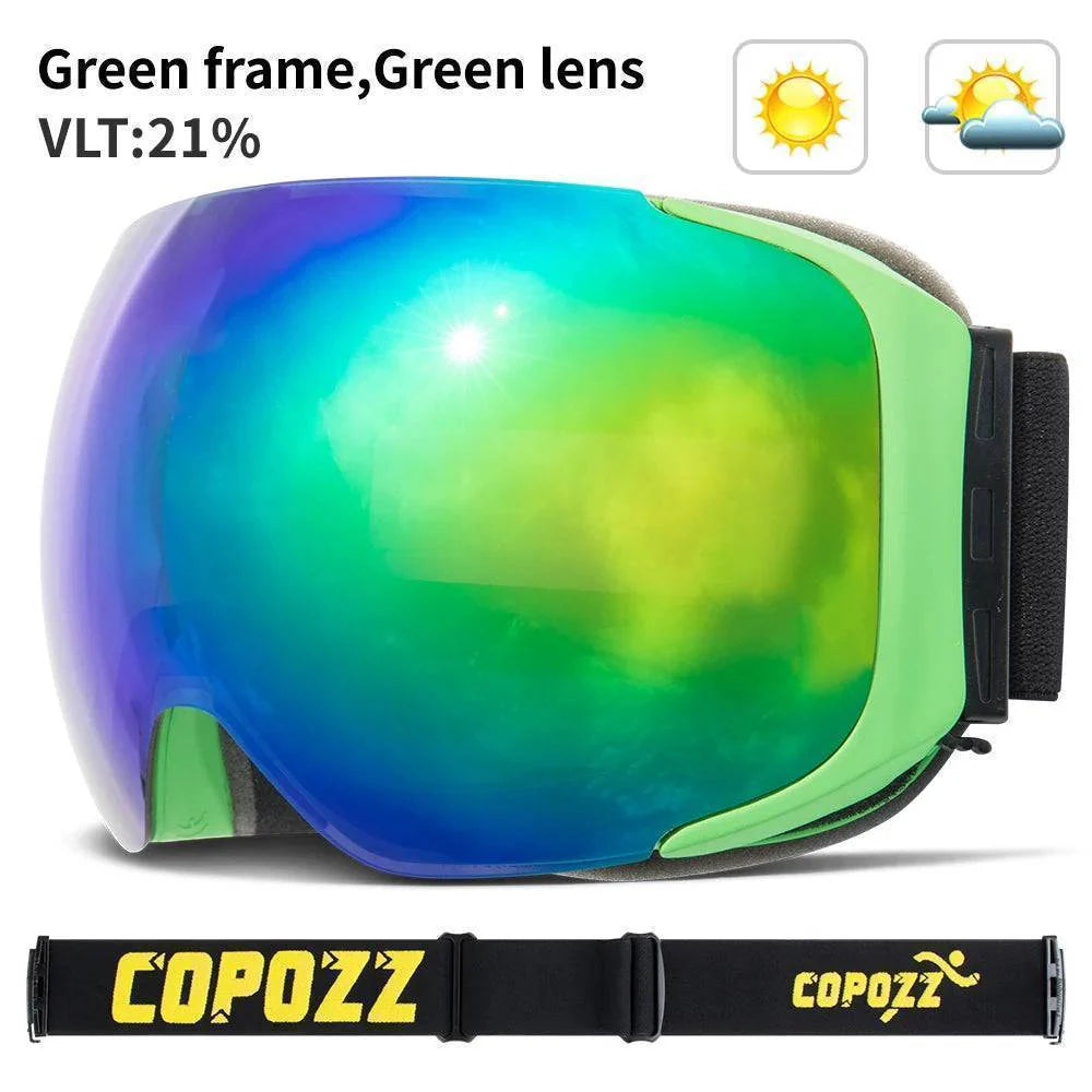 Unisex winter sports eyewear: magnetic ski goggles offering UV400 protection