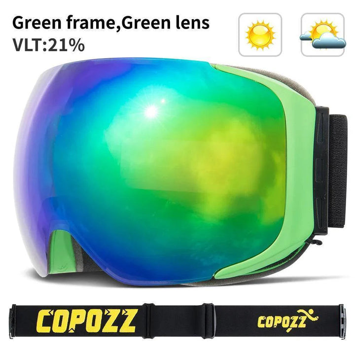 Unisex winter sports eyewear: magnetic ski goggles offering UV400 protection
