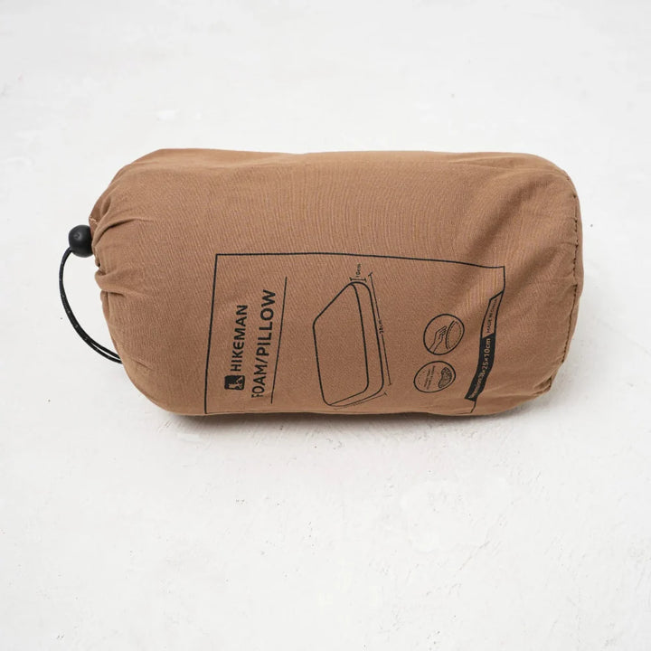 Lightweight memory foam travel pillow, essential camping gear for portable comfort