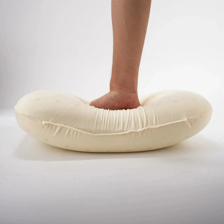 Ergonomic memory foam camping pillow, ideal travel accessory for all seasons