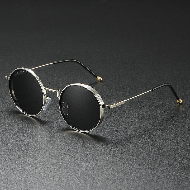 Unisex circle sunglasses, versatile and durable metal frames. Enjoy clear vision with UV400 sun protection.