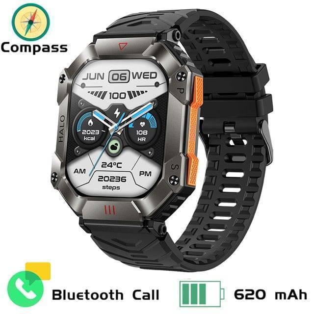 High-performance smartwatch, waterproof, with activity tracker and long-lasting power