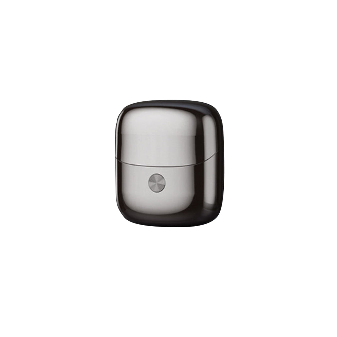 Portable electric shaver, waterproof & sleek design, ideal for daily men's grooming needs
