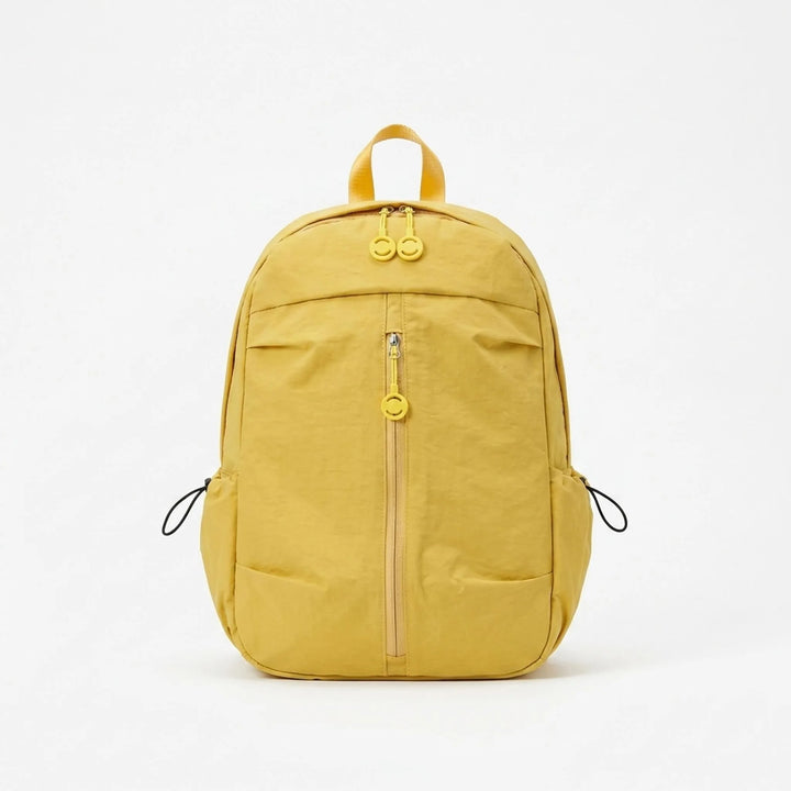 Lightweight unisex travel backpack, versatile for hiking, daily commute, or weekend adventures. Durable nylon design.