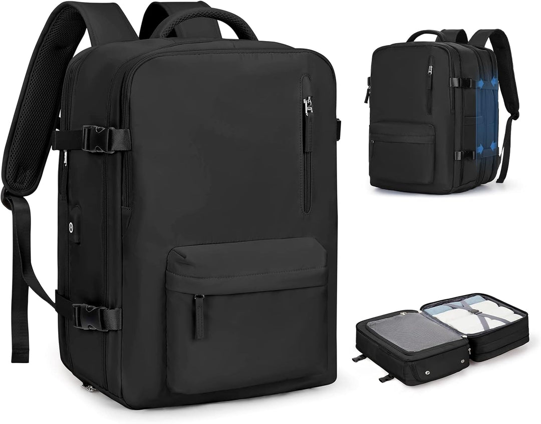 Unisex multi-compartment laptop bag with adjustable shoulder strap for secure device protection & daily use.