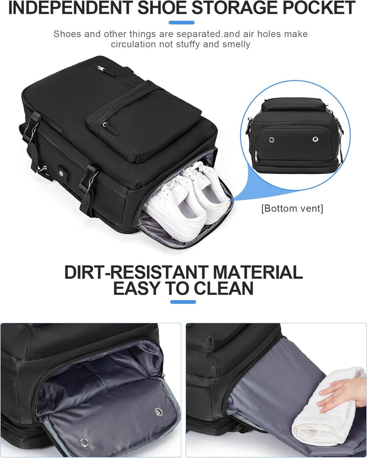 Compact multi-compartment laptop carry bag, unisex, adjustable shoulder strap for daily essentials.