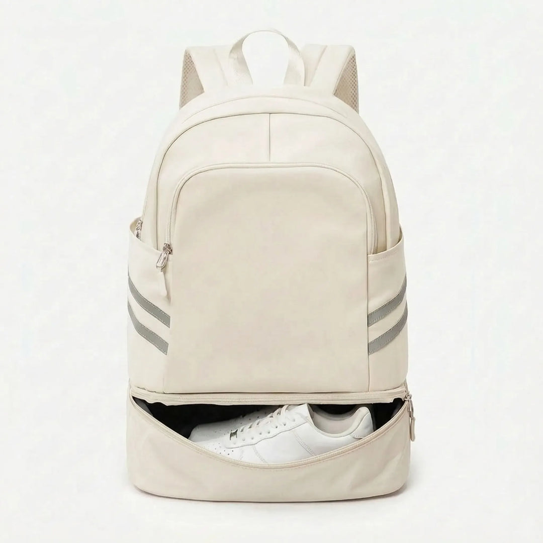 Stylish unisex multi-pocket backpack, perfect for gym, work & daily adventures, ensuring organized convenience.