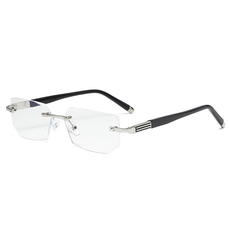 Multifocal anti-blue light reading glasses with progressive lenses, ensuring sharp vision at all distances.