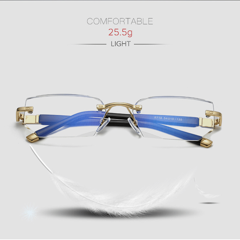 Stylish unisex reading glasses, multifocal and anti-blue light for comfortable daily use and eye health.