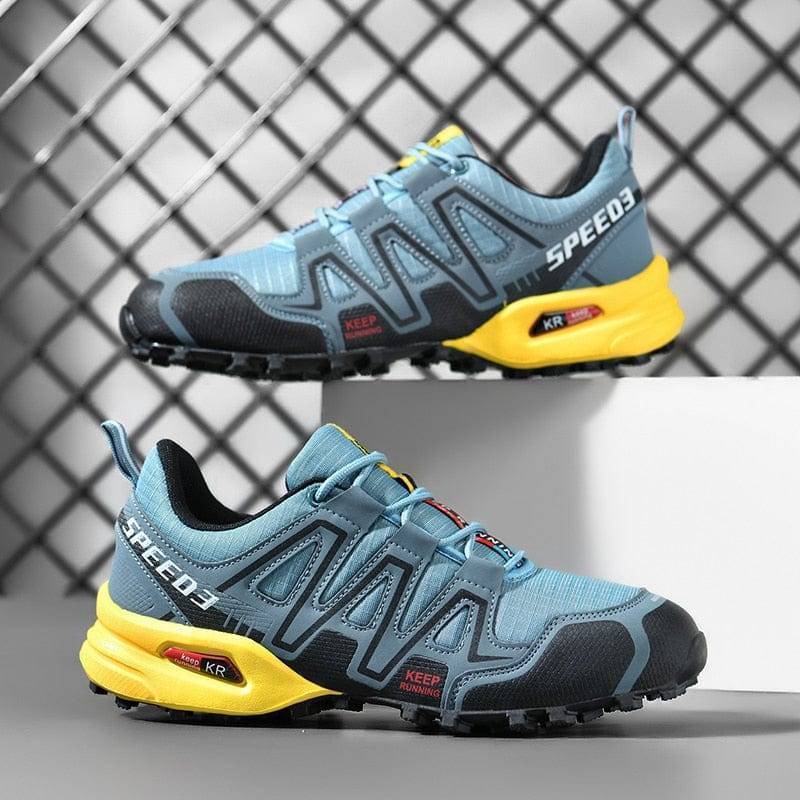 Unisex multisport outdoor trail shoes for hiking, cycling & running, durable & breathable.
