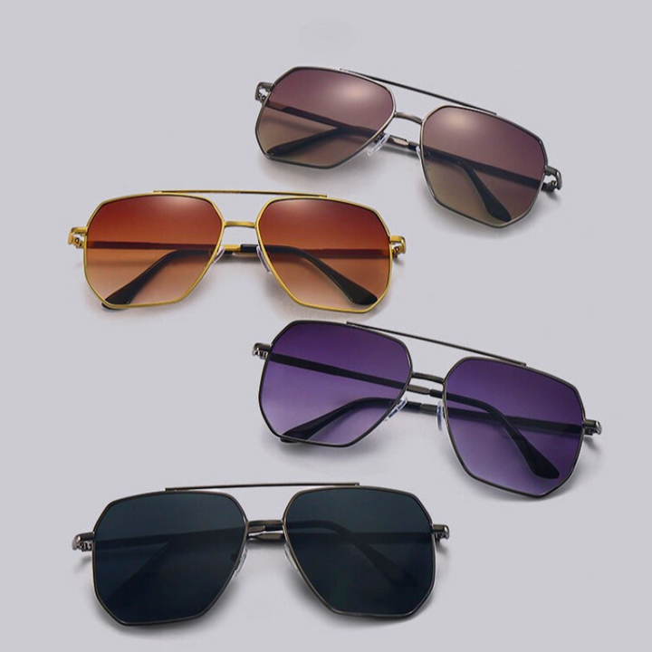 Classic Unisex Aviator sunglasses, Mystic Edge design, ideal summer accessory & outdoor gear with sun protection.