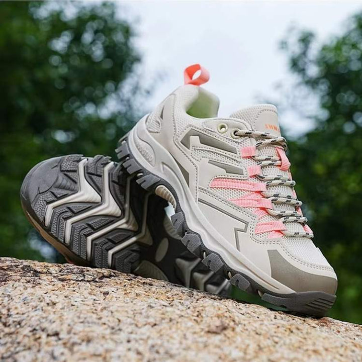 Unisex orthopedic hiking shoes for trail walking, offering arch support and comfort