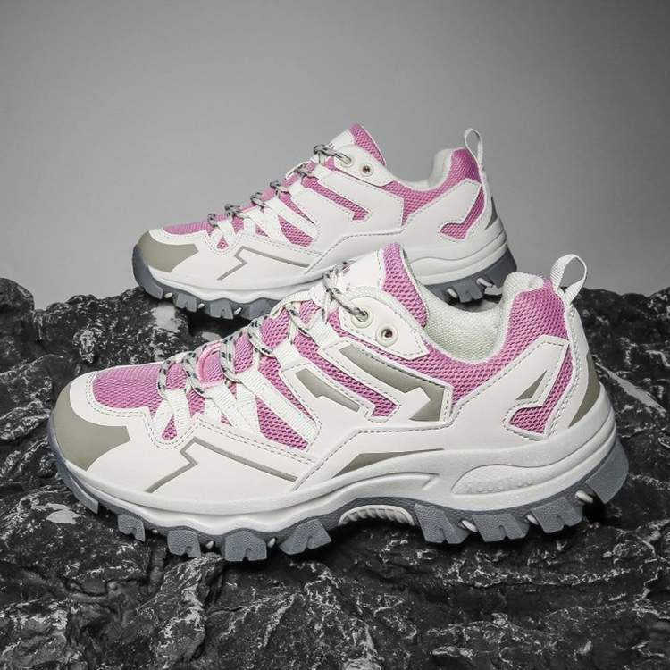 Unisex hiking shoes, engineered for trails with orthopedic arch support and durability