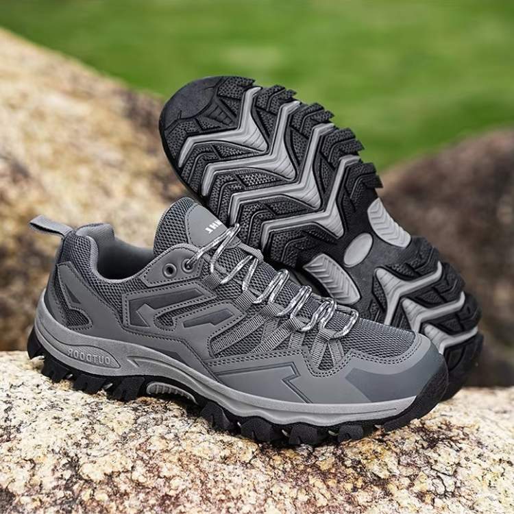 Walking shoes for hiking, unisex orthopedic with arch support for superior outdoor traction