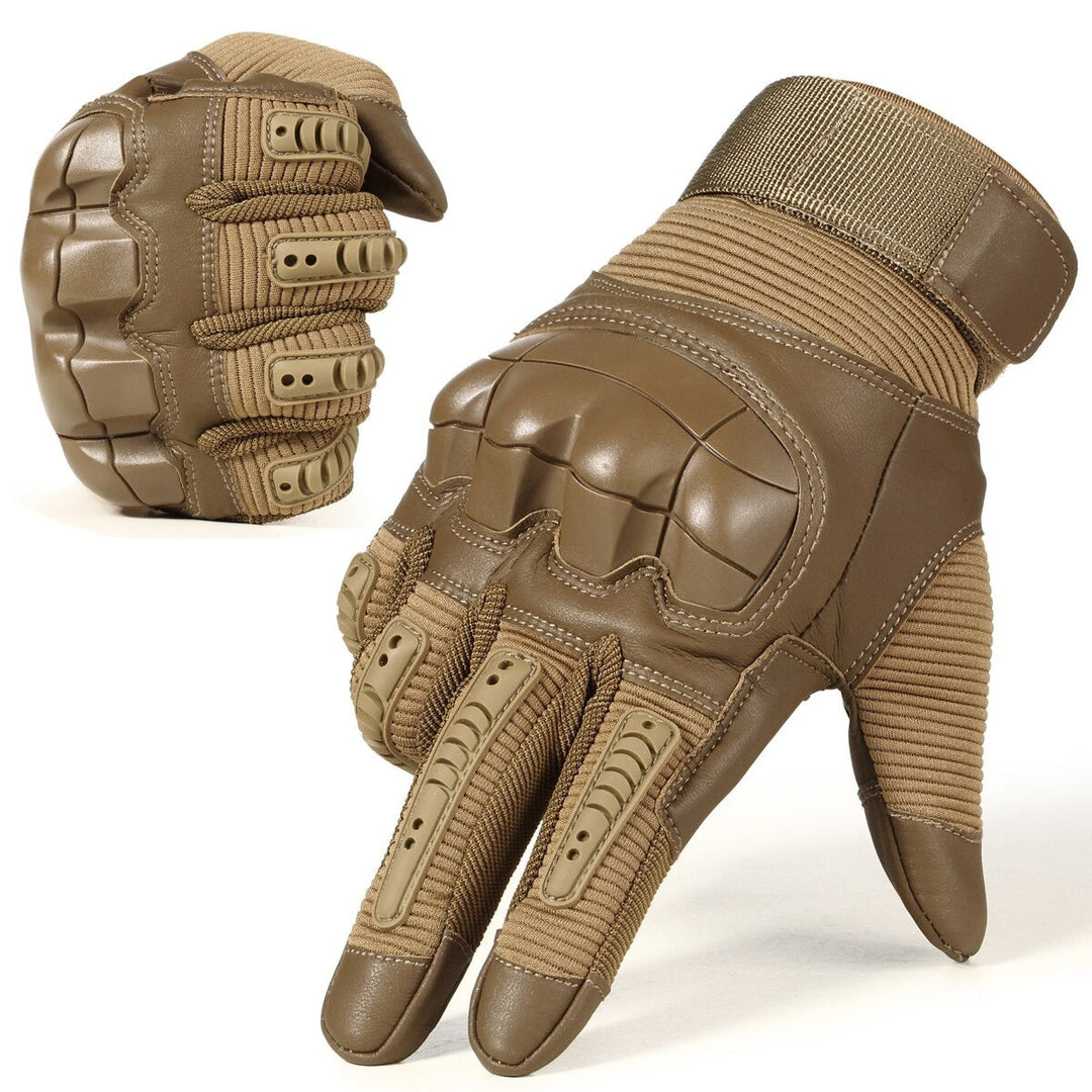 Pair of black unisex multi-sport gloves, ideal for hiking, cycling, and cold-weather adventures