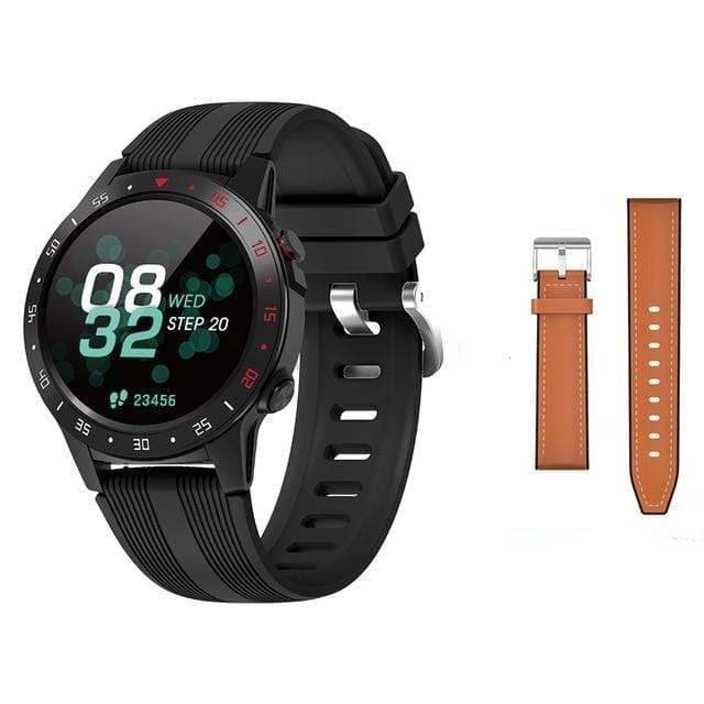 Close-up of a unisex smartwatch display showing GPS navigation, ideal for outdoor enthusiasts.