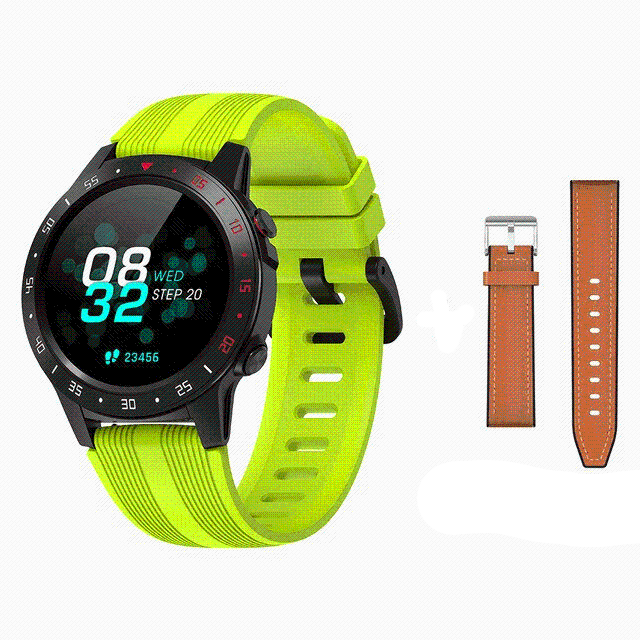 Outdoor smartwatch with built-in barometer and altimeter, essential gear for mountain climbing.