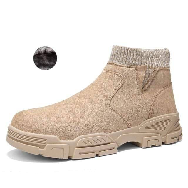 Outdoor footwear: unisex hiking boots, corduroy material, designed for long-lasting wear