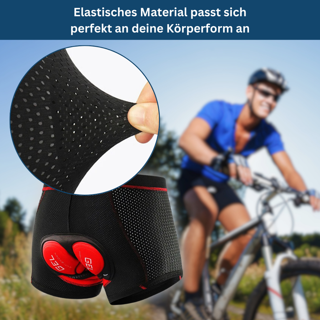 Unisex activewear cycling shorts with reflective elements for enhanced visibility