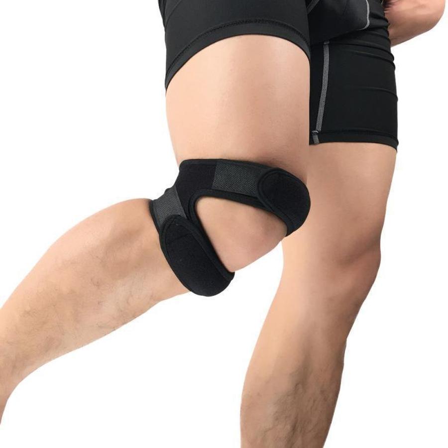 Adjustable patellar tendon strap knee brace for men, women, offering support for jumper's knee, tendonitis, knee pain.