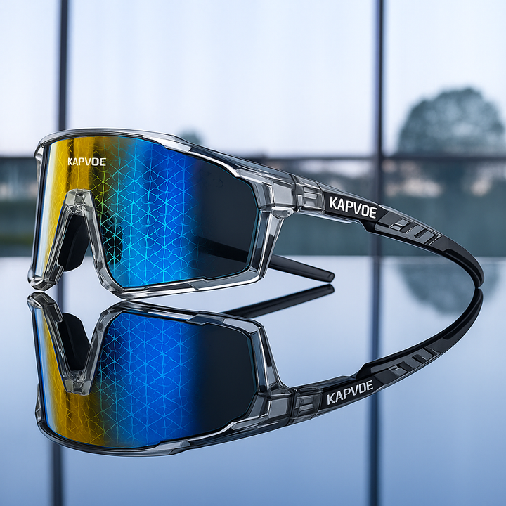 Unisex polarized performance eyewear, ideal for sports. Provides excellent UV protection & eliminates glare.