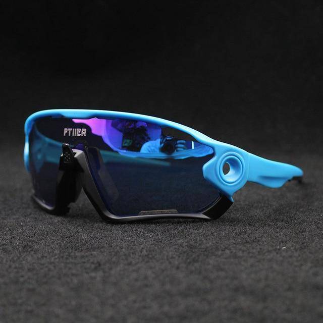 Unisex sunglasses with photochromic lenses and UV400, great for any outdoor sport