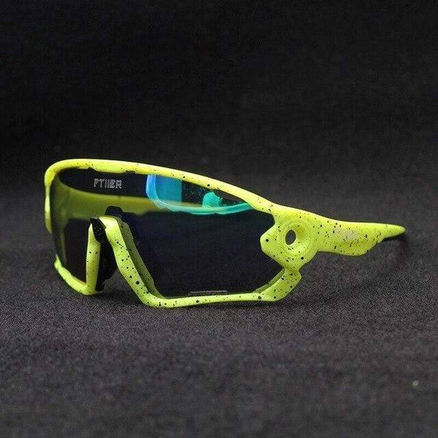 Advanced photochromic UV400 sunglasses, unisex for outdoor sports, enhances visual clarity