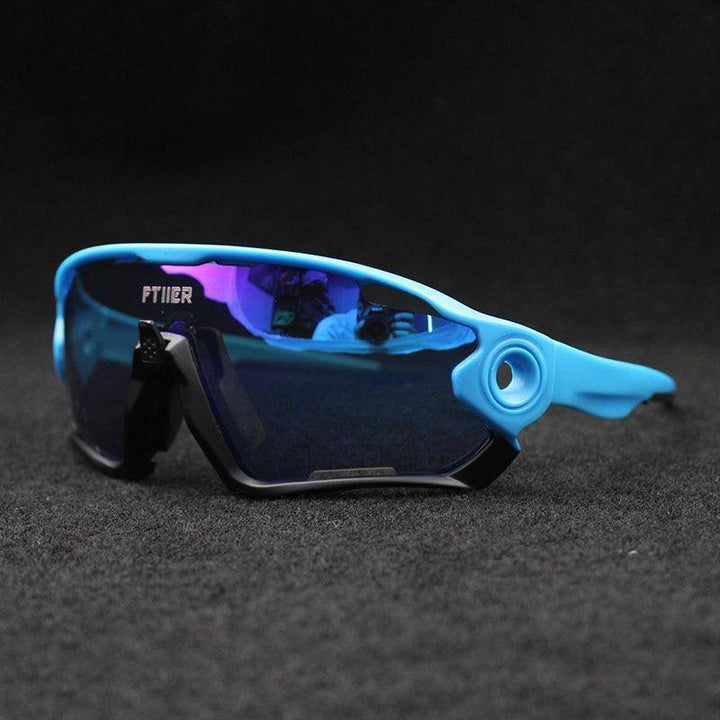 Outdoor sports sunglasses with photochromic lenses, UV400 protection, perfect for hiking
