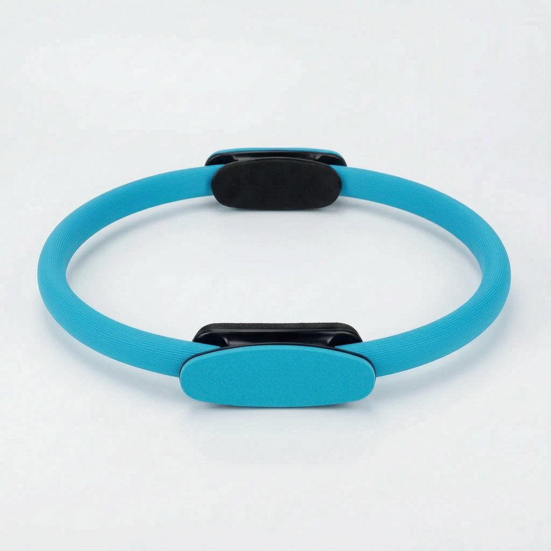 Portable Pilates ring for versatile home workouts, an essential fitness tool for resistance and body toning.
