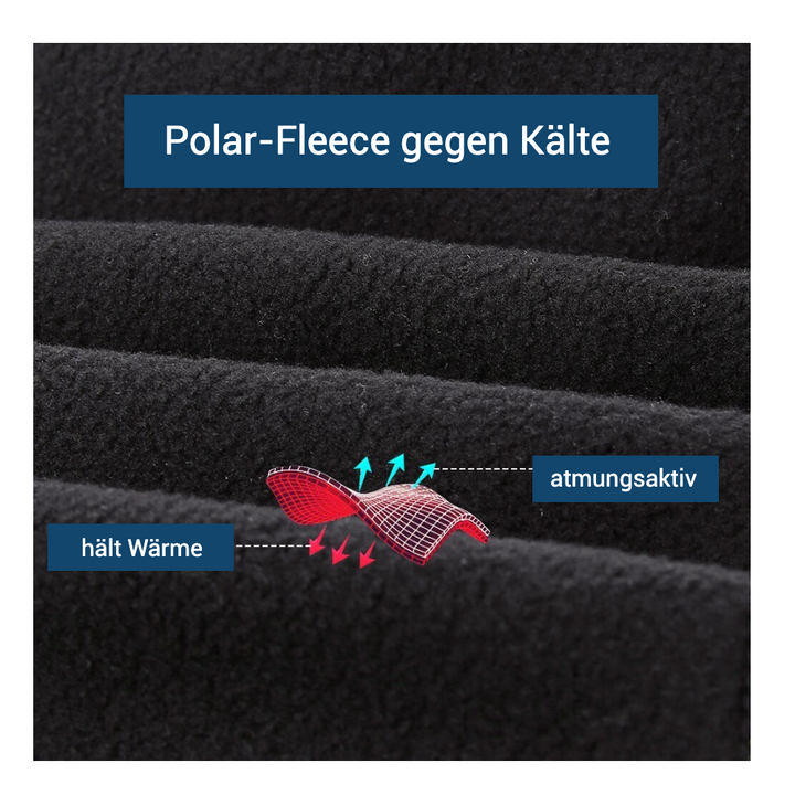 Thick polar fleece balaclava for ultimate warmth during snowboarding, skiing, and winter adventures.