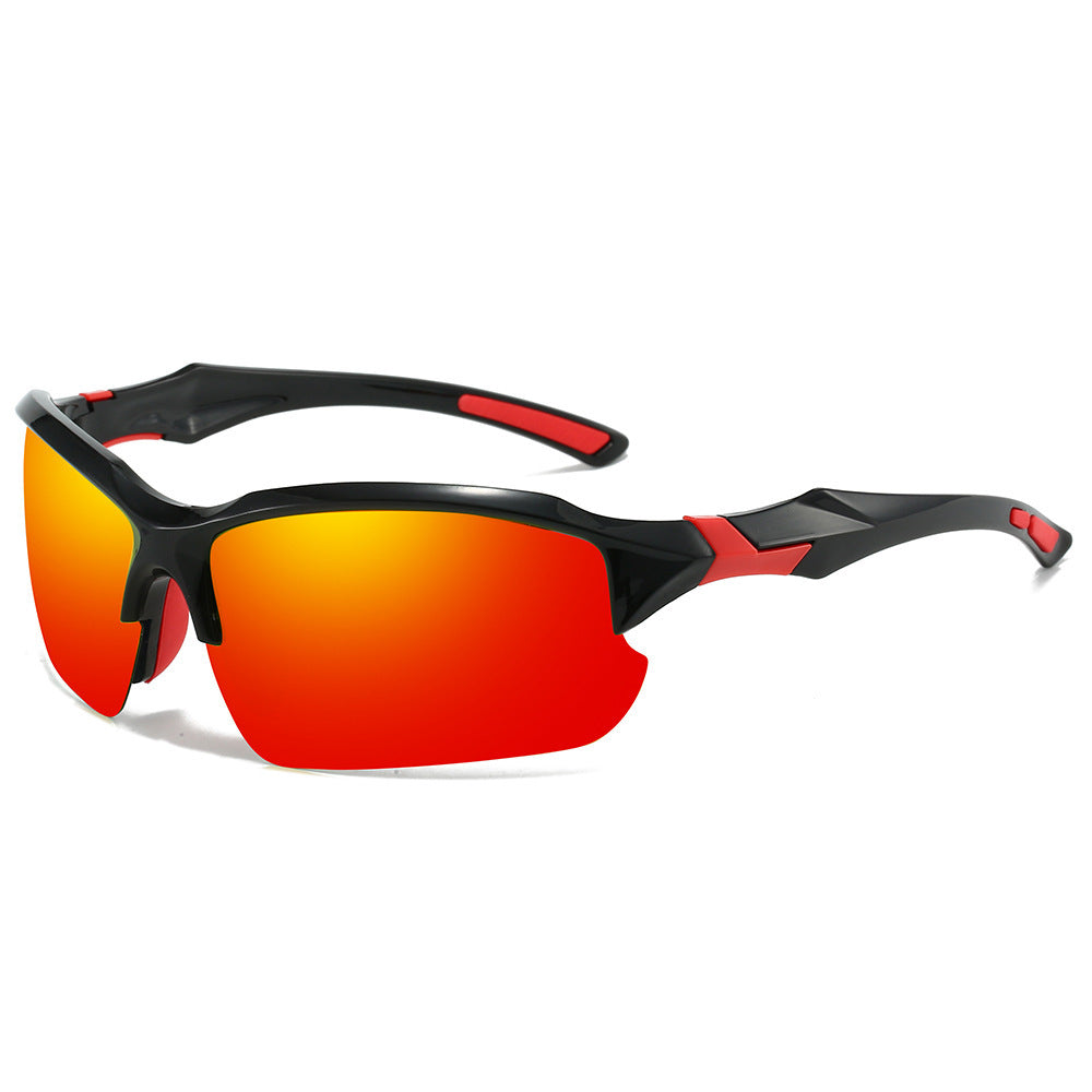 Unisex outdoor sports sunglasses, polarized to reduce glare & protect eyes from harmful UV rays.