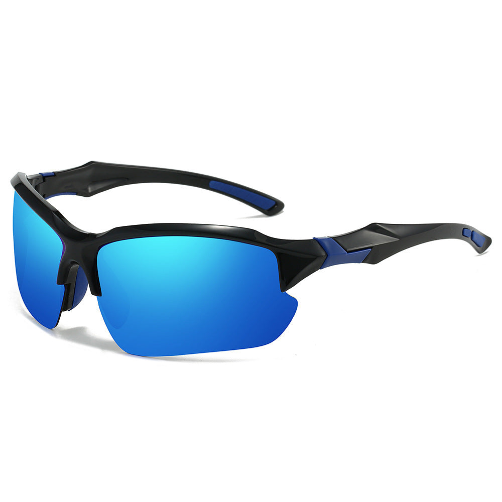 Comfortable unisex polarized sunglasses for sports & outdoor use, ensuring maximum protection & clear sight.