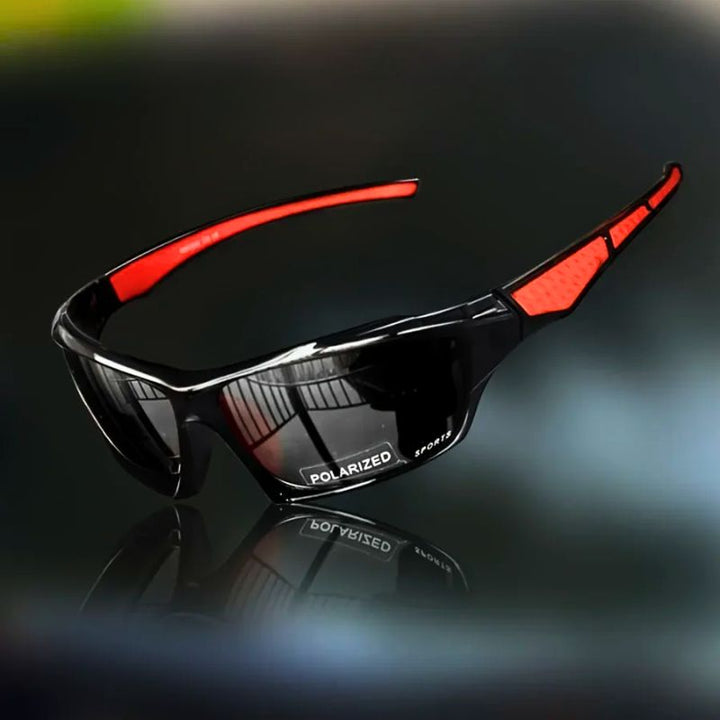 Athletic unisex polarized sunglasses, designed for peak performance with UV protection & anti-glare.