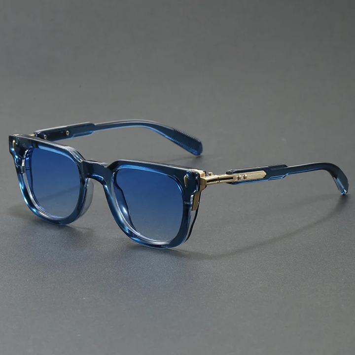 Unisex polarized square sunglasses with UV400 protection & glare reduction, lightweight fashion eyewear.