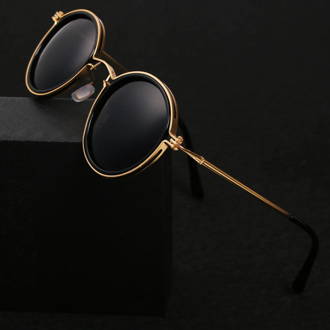 Sleek gun metal unisex polarized sunglasses providing ultimate anti-glare eye protection for driving & outdoor wear.