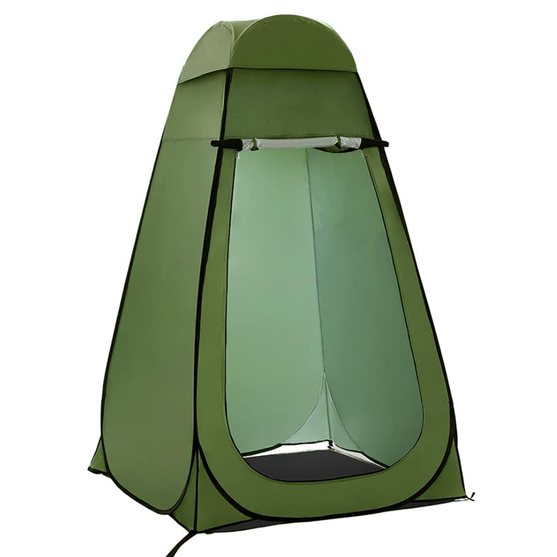 Pop-Up Privacy Tent with mesh windows for ventilation, perfect portable changing room
