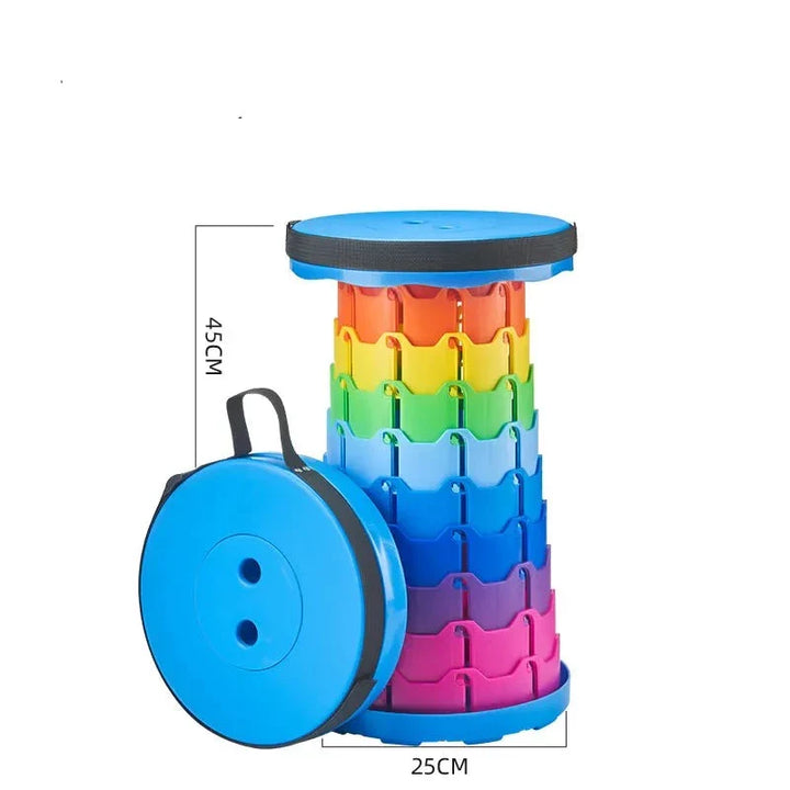 Durable and portable collapsible stool, a must-have for all outdoor enthusiasts