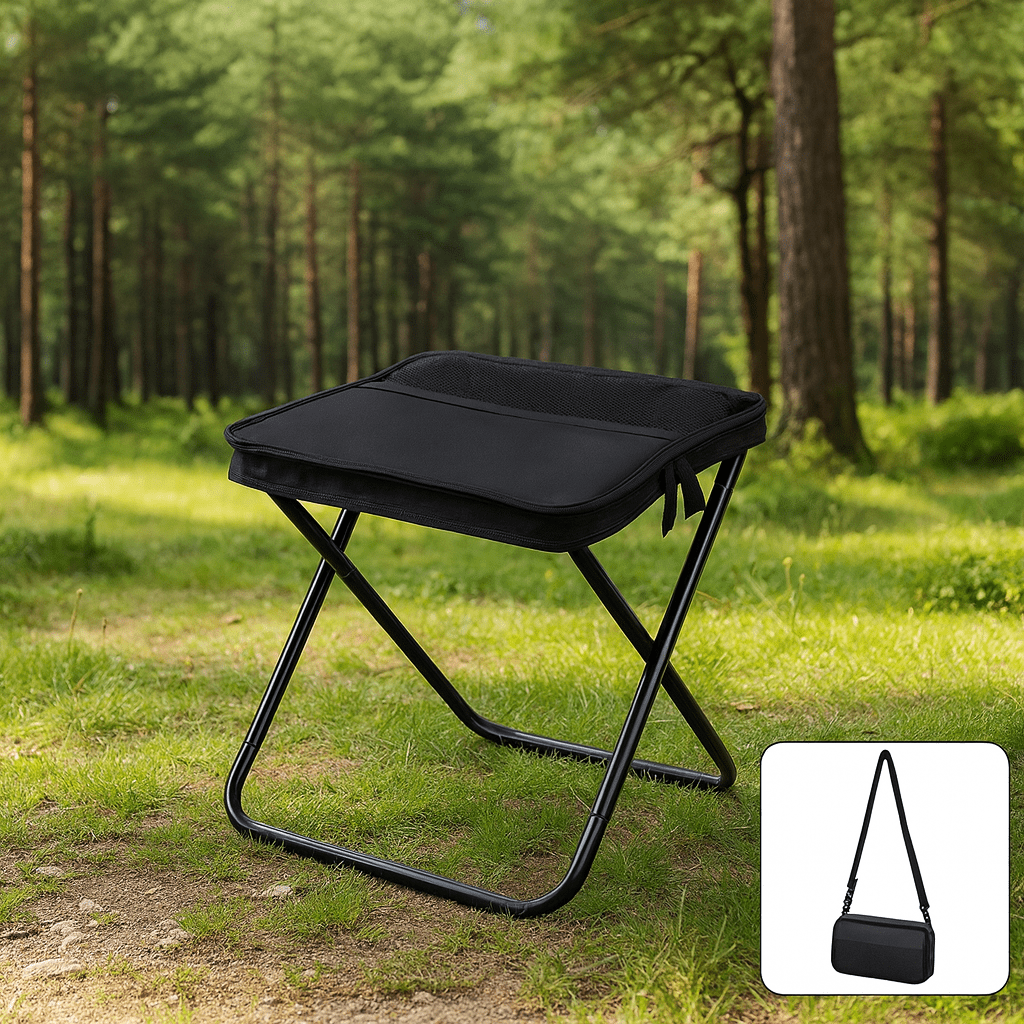 Waterproof folding chair backpack, durable outdoor gear for all adventures.