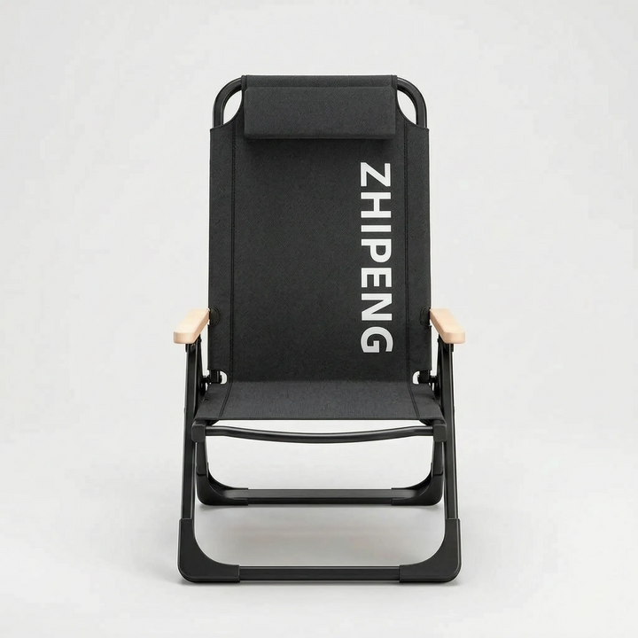 Stylish folding lounge chair, ideal for balcony furniture or compact indoor seating. Unisex, easy to store & move.